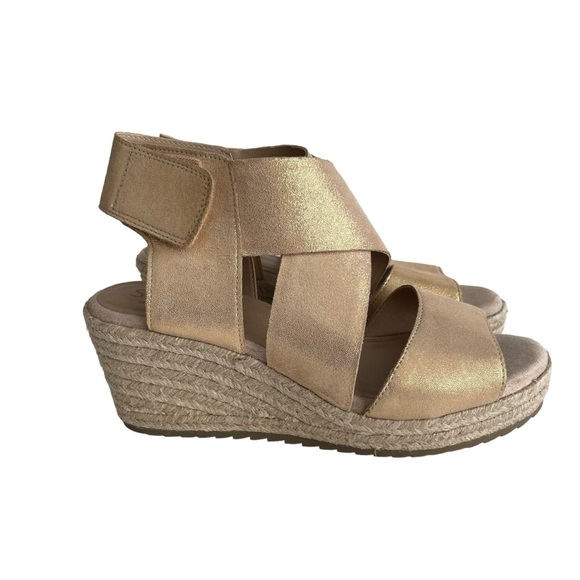 Soul by Naturalizer Oshay Ankle Strap Sandals Women’s Size 9 Espadrille Wedge - Picture 2 of 10